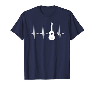 Funny shirts V-neck Tank top Hoodie sweatshirt usa uk au ca gifts for Ukulele Shirt - Best Ukulele Heartbeat Musician Gift T-Shirt 896738