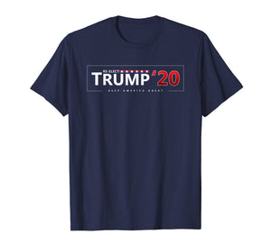 Trump 2020 Shirt Re-Elect Trump '20 Keep America Great Shirt