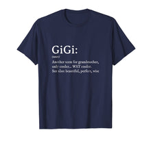 Load image into Gallery viewer, Gigi Definition Tshirt Women Gigi Gift Grandma Birthday Tee
