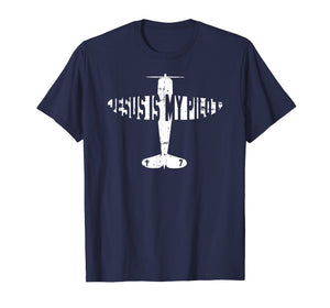 Funny shirts V-neck Tank top Hoodie sweatshirt usa uk au ca gifts for Jesus Is My Pilot - Christian Airplane T Shirt 2025666