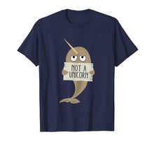 Load image into Gallery viewer, Funny shirts V-neck Tank top Hoodie sweatshirt usa uk au ca gifts for Narwhal T Shirt Not A Unicorn 1185858
