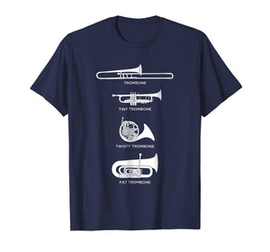Funny shirts V-neck Tank top Hoodie sweatshirt usa uk au ca gifts for Funny Types Of Trombone T-Shirt 1887059