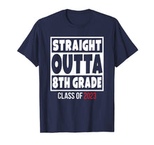 Load image into Gallery viewer, Funny shirts V-neck Tank top Hoodie sweatshirt usa uk au ca gifts for Straight Outta 8th Grade Class of 2023 Shirt Graduation 228543
