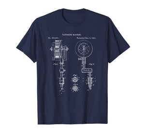 Funny shirts V-neck Tank top Hoodie sweatshirt usa uk au ca gifts for Vintage Tattoo Artist Gun Shirt - Inking Machine Drawing Tee 1370071