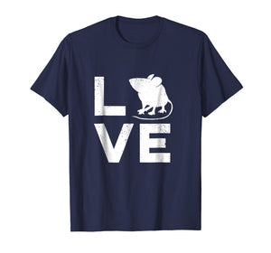 Funny shirts V-neck Tank top Hoodie sweatshirt usa uk au ca gifts for Love Mice Typography Retro Pet Mouse or Rat Gift Shirt - W 2466662