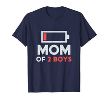 Load image into Gallery viewer, Mom of 2 Boys Shirt Gift from Son Mothers Day Birthday Women

