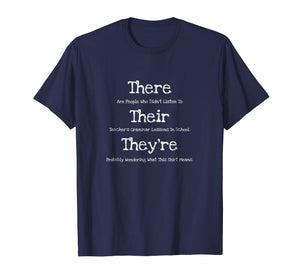 Funny shirts V-neck Tank top Hoodie sweatshirt usa uk au ca gifts for Funny English Teacher Grammar Police T-Shirt 2082465