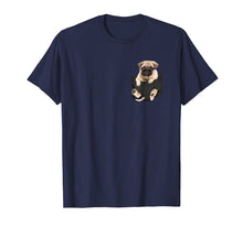 Load image into Gallery viewer, Dog In Your Pocket Tshirt Pug Shirt
