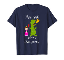 Load image into Gallery viewer, Funny shirts V-neck Tank top Hoodie sweatshirt usa uk au ca gifts for This Girl Loves Dragons Cute Shirt Princess Gifts TShirts 2851560
