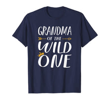 Load image into Gallery viewer, Funny shirts V-neck Tank top Hoodie sweatshirt usa uk au ca gifts for Funny Shirt Cute Grandma Of The Wild One Thing 1st Birthday 1371767
