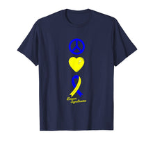 Load image into Gallery viewer, Funny shirts V-neck Tank top Hoodie sweatshirt usa uk au ca gifts for Peace Sign World Down Syndrome Day T Shirt Women Kids 2706196

