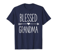 Load image into Gallery viewer, Blessed Grandma T Shirt Grandmother Mother Moms Women Gifts
