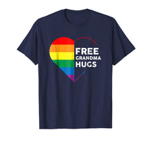 Load image into Gallery viewer, Funny shirts V-neck Tank top Hoodie sweatshirt usa uk au ca gifts for Free Grandma Hugs Rainbow Heart T-shirt 1346090
