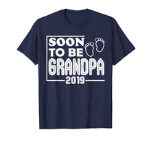 Load image into Gallery viewer, Funny shirts V-neck Tank top Hoodie sweatshirt usa uk au ca gifts for Mens Vintage Soon To Be Grandpa 2019 T-shirts Funny Grandpa Gift 158606
