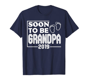 Funny shirts V-neck Tank top Hoodie sweatshirt usa uk au ca gifts for Mens Vintage Soon To Be Grandpa 2019 T-shirts Funny Grandpa Gift 158606