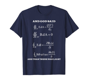 Funny shirts V-neck Tank top Hoodie sweatshirt usa uk au ca gifts for Maxwell Equations Light Electricity Science Physics T-shirt 1724848