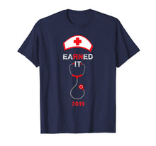 Load image into Gallery viewer, Funny shirts V-neck Tank top Hoodie sweatshirt usa uk au ca gifts for Earned It registered Nurse RN Stethoscope Shirt 2019 Women 2004837
