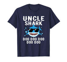 Load image into Gallery viewer, Uncle Shark Doo Doo Doo Funny Gifts Cute Family Shirt 159936
