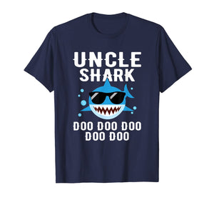 Uncle Shark Doo Doo Doo Funny Gifts Cute Family Shirt 159936