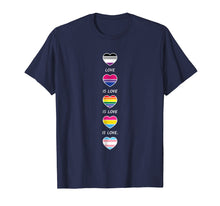 Load image into Gallery viewer, Funny shirts V-neck Tank top Hoodie sweatshirt usa uk au ca gifts for Love is Love Pride Shirt : LGBT Asexual Bi Pansexual Trans 1446314
