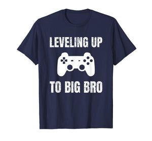 Level Up To Big Brother Announcement Funny Gamer Gift Shirt