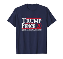Load image into Gallery viewer, Funny shirts V-neck Tank top Hoodie sweatshirt usa uk au ca gifts for Trump Pence 2020 Slogan Keep America Great Tee Shirt 713188
