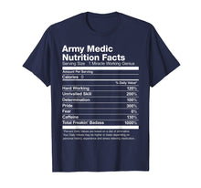 Load image into Gallery viewer, Funny shirts V-neck Tank top Hoodie sweatshirt usa uk au ca gifts for Army Medic Nutrition Facts Funny T-Shirt 1748688
