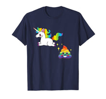 Load image into Gallery viewer, Funny shirts V-neck Tank top Hoodie sweatshirt usa uk au ca gifts for Funny Emoji Unicorn Poop T-Shirt - Cute Rainbow Sparkle Poo 786357
