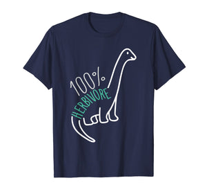 Funny shirts V-neck Tank top Hoodie sweatshirt usa uk au ca gifts for 100% Herbivore Vegan Tee - Funny Cute Dinosaur Vegan T Shirt 1372581