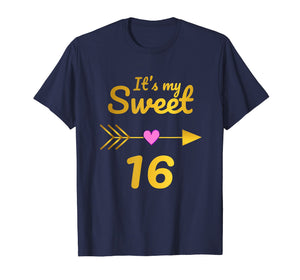 Funny shirts V-neck Tank top Hoodie sweatshirt usa uk au ca gifts for It's My Sweet 16 Birthday Shirt 16th Birthday Party T Shirt 2075708