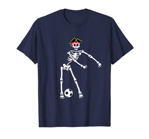 Funny shirts V-neck Tank top Hoodie sweatshirt usa uk au ca gifts for Pirate Skeleton Soccer Halloween Tshirt Flossing Dance Kids 1534625