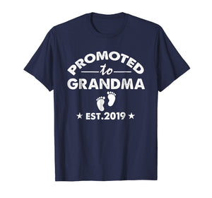 Funny shirts V-neck Tank top Hoodie sweatshirt usa uk au ca gifts for Promoted to Grandma est 2019 T-shirt 1056741