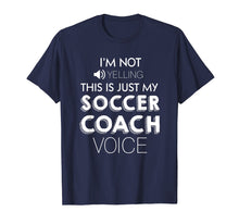 Load image into Gallery viewer, Funny shirts V-neck Tank top Hoodie sweatshirt usa uk au ca gifts for This Is Just My Soccer Coach Voice Shirts Soccer Coach Gifts 2657772

