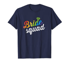 Load image into Gallery viewer, Funny shirts V-neck Tank top Hoodie sweatshirt usa uk au ca gifts for Bride Squad Shirt - LGBT Cute Rainbow Ring Bachelorette Gift 809372
