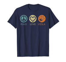 Load image into Gallery viewer, Funny shirts V-neck Tank top Hoodie sweatshirt usa uk au ca gifts for Retro Vintage Peace Love Vizsla Tshirt Funny Dog Lover Gifts 2588350
