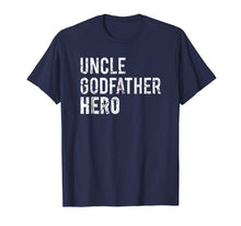 Load image into Gallery viewer, Uncle T Shirt Cool awesome godfather hero family gift tee
