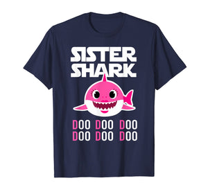Sister Shark T-shirt Doo Doo Doo - Matching Family Outfits
