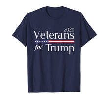 Load image into Gallery viewer, Funny shirts V-neck Tank top Hoodie sweatshirt usa uk au ca gifts for Veterans For Trump 2020 Shirt. Pro Trump Gop Shirt 599506
