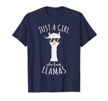Load image into Gallery viewer, Funny shirts V-neck Tank top Hoodie sweatshirt usa uk au ca gifts for JUST A GIRL LOVE LLAMAS Funny Birthday Gifts Animal T Shirt 2618603
