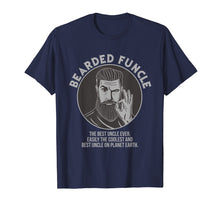 Load image into Gallery viewer, Funny shirts V-neck Tank top Hoodie sweatshirt usa uk au ca gifts for Bearded Funcle Best Coolest Uncle Ever T-Shirt 1880453
