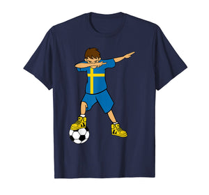Funny shirts V-neck Tank top Hoodie sweatshirt usa uk au ca gifts for Dabbing Soccer Boy T Shirt Sweden Swedish Football 2781653