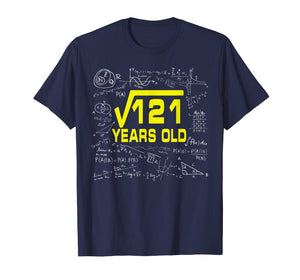 Funny shirts V-neck Tank top Hoodie sweatshirt usa uk au ca gifts for Math Square Root Of 121 11 Year Old 11th Birthday Tshirt 1803753