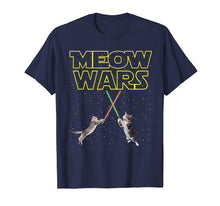 Load image into Gallery viewer, Meow Wars Cat Shirt Funny Gifts For Cats Lovers T-Shirts

