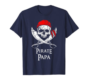 Funny shirts V-neck Tank top Hoodie sweatshirt usa uk au ca gifts for Pirate Papa Father Family Jolly Roger Skull T-Shirt 2025663