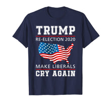 Load image into Gallery viewer, Funny shirts V-neck Tank top Hoodie sweatshirt usa uk au ca gifts for Trump 2020 Shirt I Voted Trump Flag Tee MAGA Shirt 1597853
