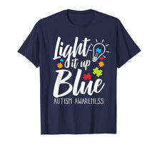 Load image into Gallery viewer, Funny shirts V-neck Tank top Hoodie sweatshirt usa uk au ca gifts for Light It Up Blue Autism Awareness T-Shirt 1193546
