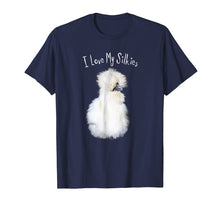Load image into Gallery viewer, Funny shirts V-neck Tank top Hoodie sweatshirt usa uk au ca gifts for I Love My Silkies T-Shirt Silkie Chicken Tee 990679
