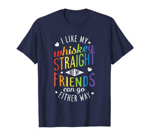 Funny shirts V-neck Tank top Hoodie sweatshirt usa uk au ca gifts for I Like My Whiskey Straight T shirt Lesbian Gay Pride LGBT 1230893