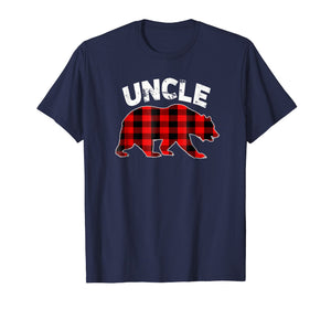 Funny shirts V-neck Tank top Hoodie sweatshirt usa uk au ca gifts for Red Plaid Uncle Bear Buffalo Matching Family Pajama T-Shirt 2119200
