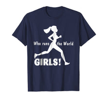 Load image into Gallery viewer, Funny shirts V-neck Tank top Hoodie sweatshirt usa uk au ca gifts for Who Runs The World... Girls Funny Shirt For Runner 3451251
